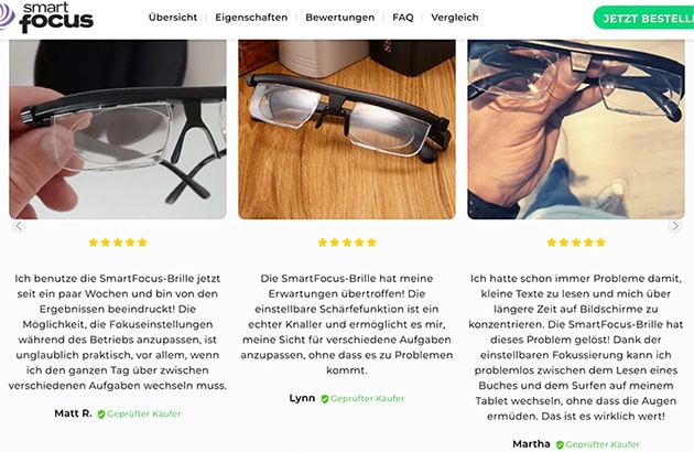 Brille die sich automatisch der Sehstärke anpasst